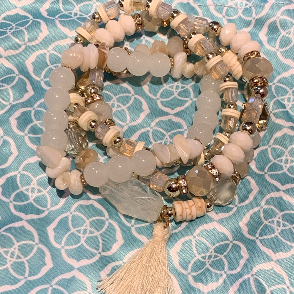 Set of 3 beaded bracelets
